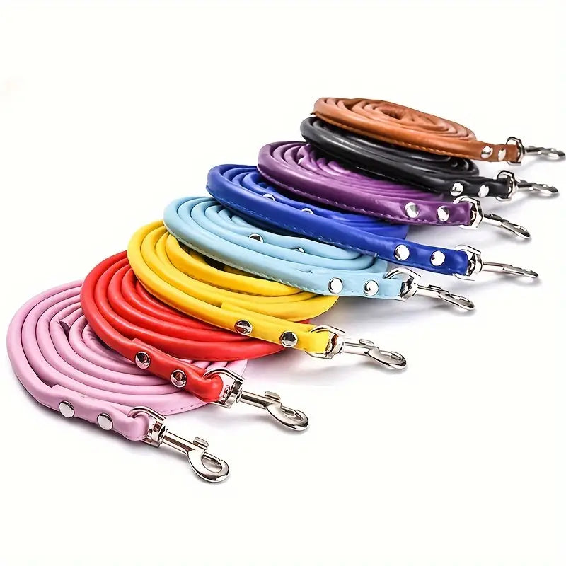 Toy Breed Leash Red