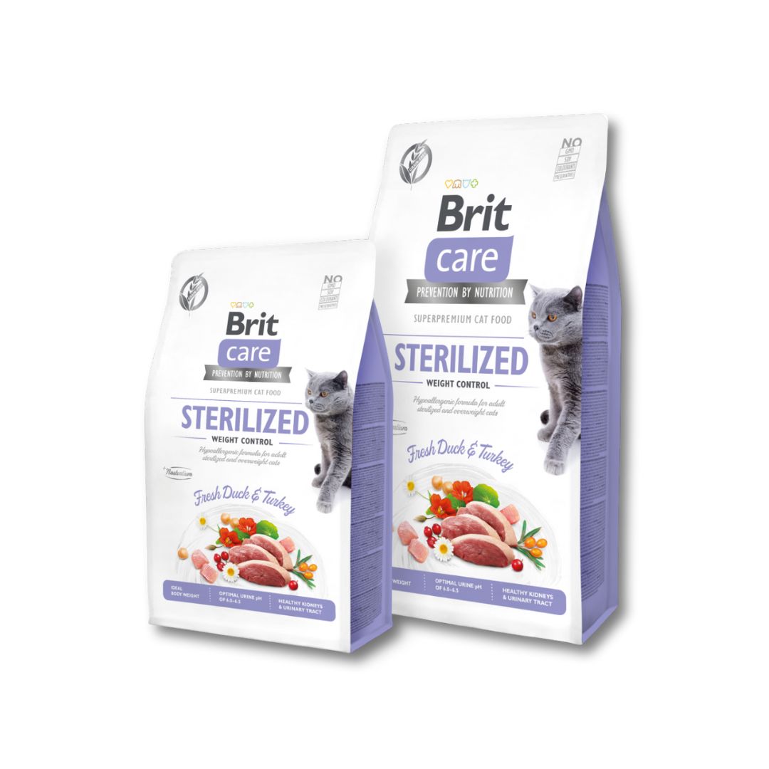 Brit Care Cat Grain-Free STERILIZED AND WEIGHT CONTROL 0.4KG