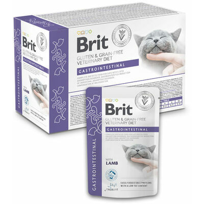 Brit Grain Free Veterinary Diet Gastrointestinal Lamb Cat Pouch – 85 Gram