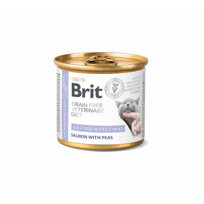 Brit Grain Free Veterinary Diet Gastrointestinal Salmon With Peas – 200 Gram