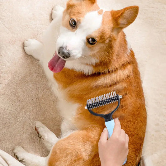 Pet Hair Dematting Comb for Cats and Dogs (small)